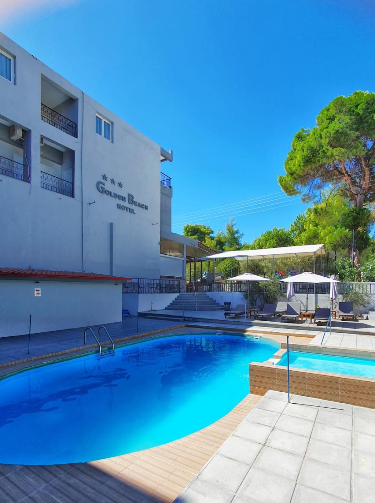 Golden Beach Hotel Metamorfosi  Buitenkant foto
